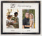 Lawrence Frames 4x6 Silver Beaded double Picture Frame